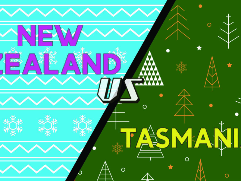 Text says New Zealand vs Tasmania