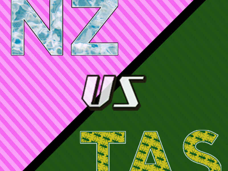 Title states NZ vs TAS