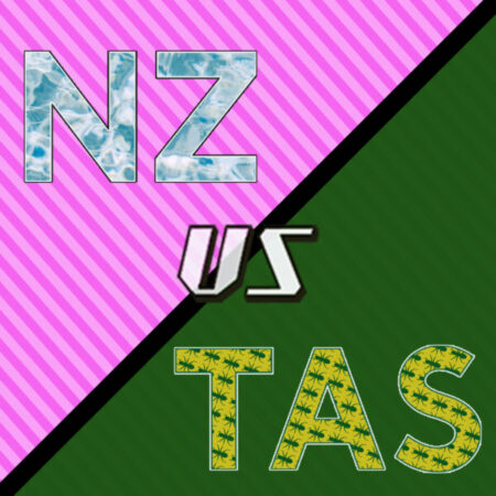 Title states NZ vs TAS