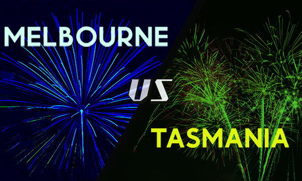 text says Melbourne vs Tasmania