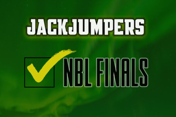 text says "Jackjumpers NBL finals" with yellow tick in checkbox