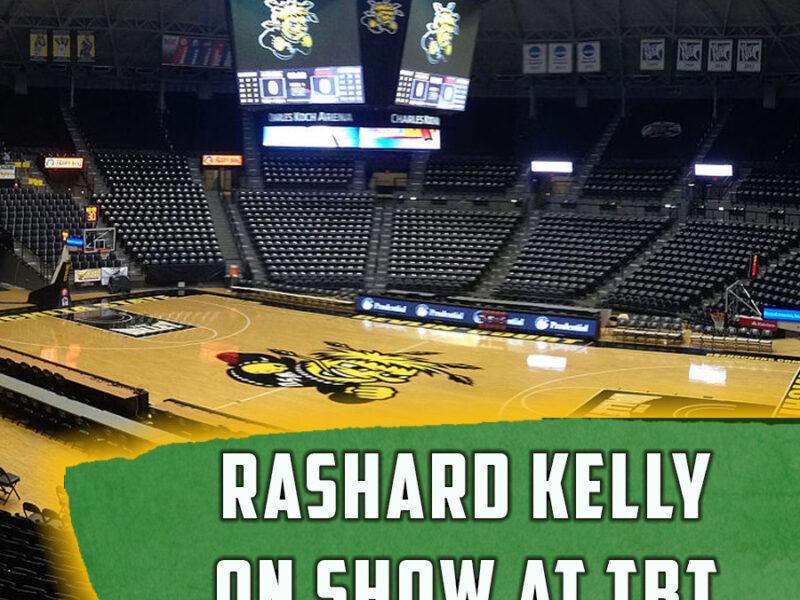 test says "Rashard Kelly on show at TBT" with basketball court in background